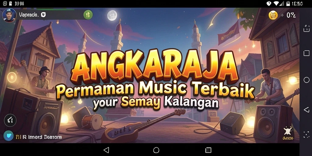 Tampilan utama gameplay ANGKARAJA yang seru dan interaktif.