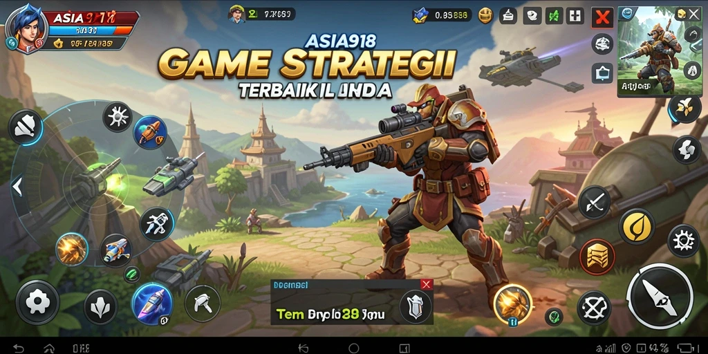 Tampilan gameplay menarik dari ASIA918 dalam aksi strategis.