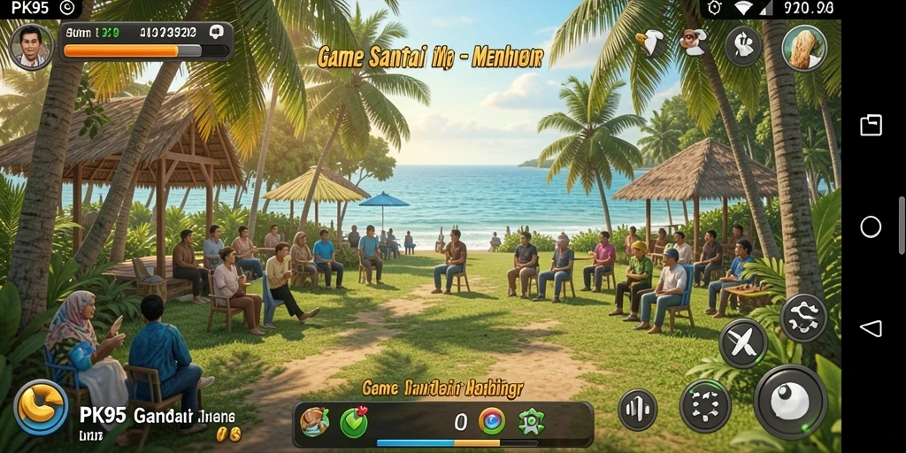 Tampilan gameplay seru dan menarik di PK95.