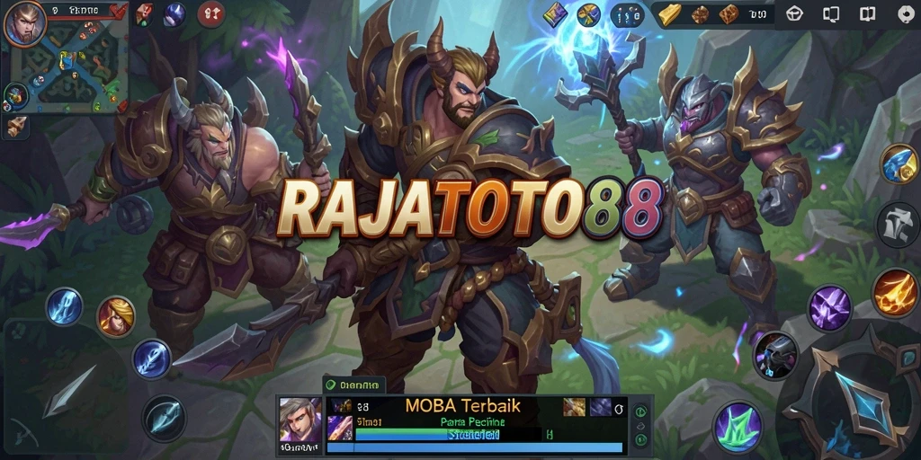 Screenshot utama RAJATOTO88 menampilkan aksi pertempuran seru.
