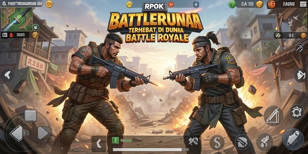 Gameplay menegangkan saat bertempur dalam arena RPOK.