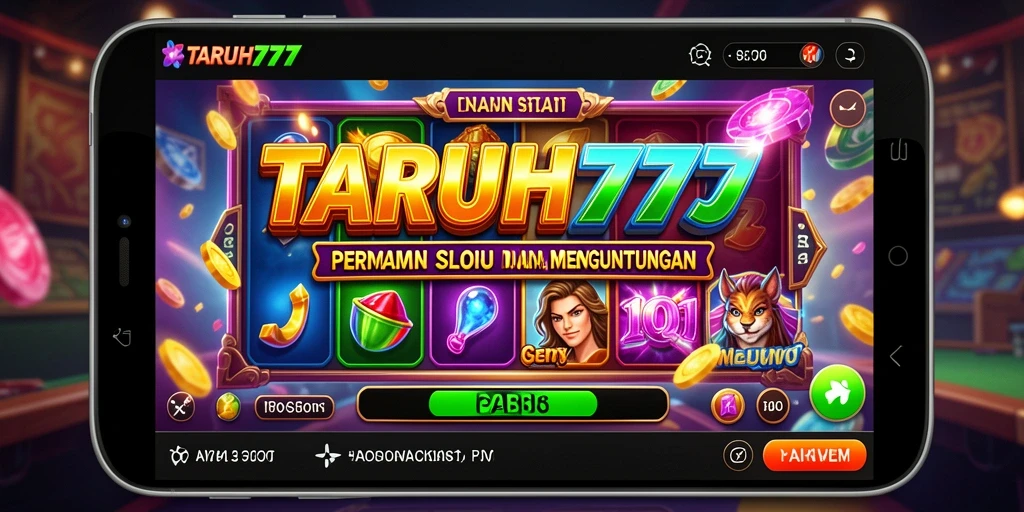 Screenshot gameplay TARUH777 menunjukkan putaran Slot yang seru.